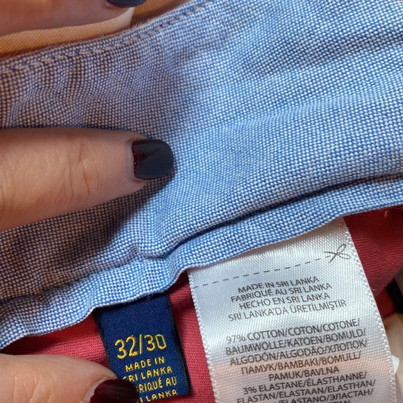 Mens Polo Ralph Lauren Stretch Cotton Twill Straight Fit Pants | Size 32/30 - Picture 10 of 10